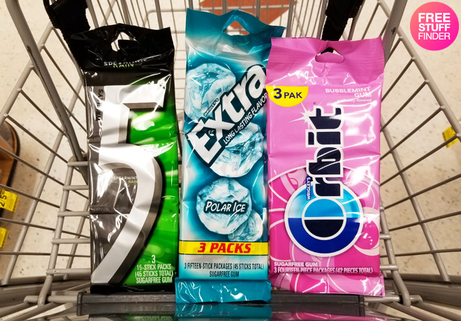 $2 (Reg $3.19) Wrigley’s Multi-Pack Gum at Rite Aid (Orbit, 5, Extra - Print Now!)