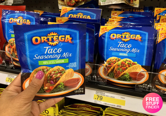 $0.29 (Reg $0.79) Ortega Taco Seasoning Mix at Target