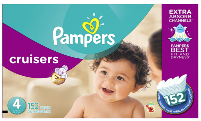$31.45 (Reg $55) Pampers Size 4 Diapers 152-Count Box + FREE Shipping