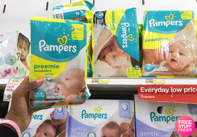 $5.30 (Reg $9) Pampers Jumbo Pack Diapers + FREE Baby Pouch at Target (Print Now!)