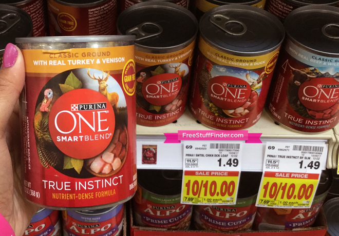 $0.67 (Reg $1.49) Purina One Smartblend Wet Dog Food at Kroger