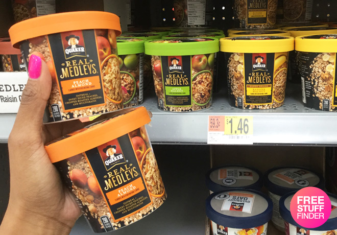 $0.46 (Reg $1.46) Quaker Oatmeal Cups at Walmart