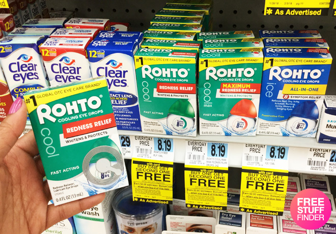 $2.34 (Reg $8.19) Rohto Eye Drops at Rite Aid