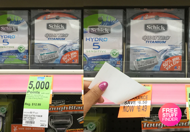 Walgreens Schick & Gillette Cartridges Clearance Finds (only $5.12 - Reg $13.49!)