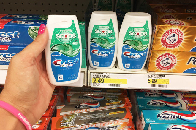 $0.49 (Reg $2.49) Crest Toothpaste at Target