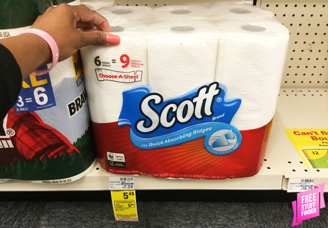 *HOT* $3.24 (Reg $7.29) Scott Paper Towels at CVS (Only $0.54 per Mega Roll)