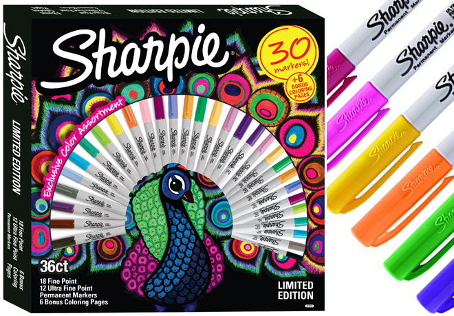 *HOT* $10 (Reg $25.85) Sharpie Permanent Marker Limited Edition Set (36 ct)