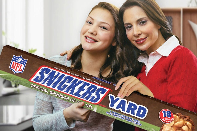 $5.99 (Reg $10) Snickers Yard 18-Bar Pack + FREE Pickup