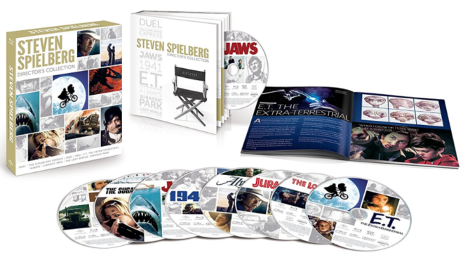 $23.49 (Reg $100) Steven Spielberg Director’s Collection Blu-ray
