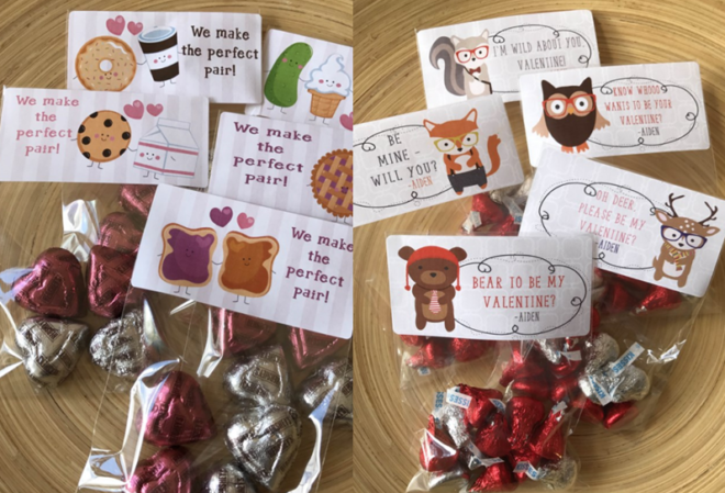 $6.99 (Reg $14) Valentine's Stickers & Bags