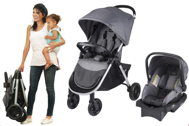 $67.98 (Reg $170) Evenflo Travel System With LiteMax Infant Car Seat + FREE Shipping