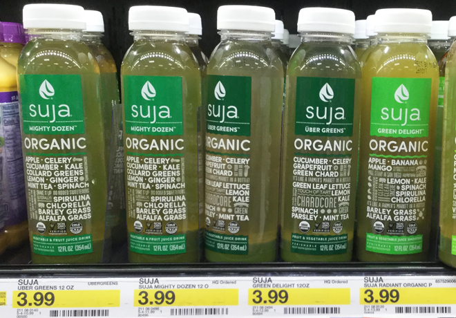 *HOT* $0.12 (Reg $4) Suja Juice at Target