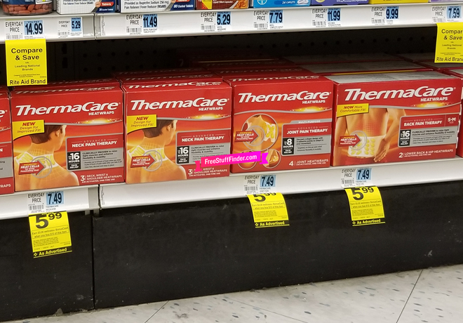 *HOT* $1.99 (Reg $7.49) ThermaCare Heat Wrap at Rite Aid