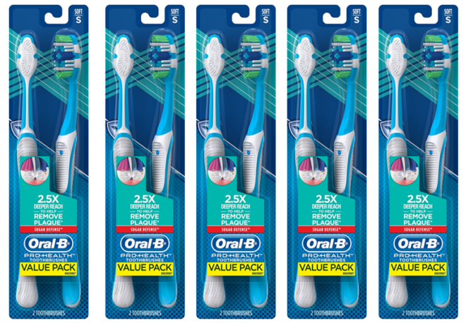 $1.09 Oral-B Pro Health Toothbrush 2-Pack