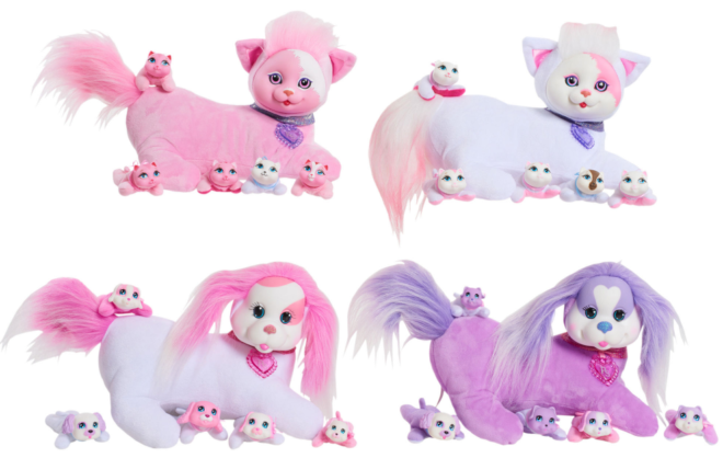 *HOT* $9.99 (Reg $20) Puppy Or Kitty Surprise Stuffed Animal With Mystery Babies