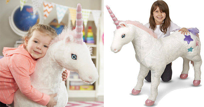 $52.24 (Reg $100) Giant Unicorn Stuffed Animal + FREE Shipping (Best Price!)