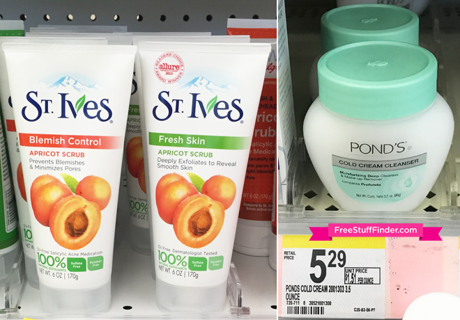 BOGO 50% Off St. Ives, Pond’s, Simple Facial Care at Walgreens