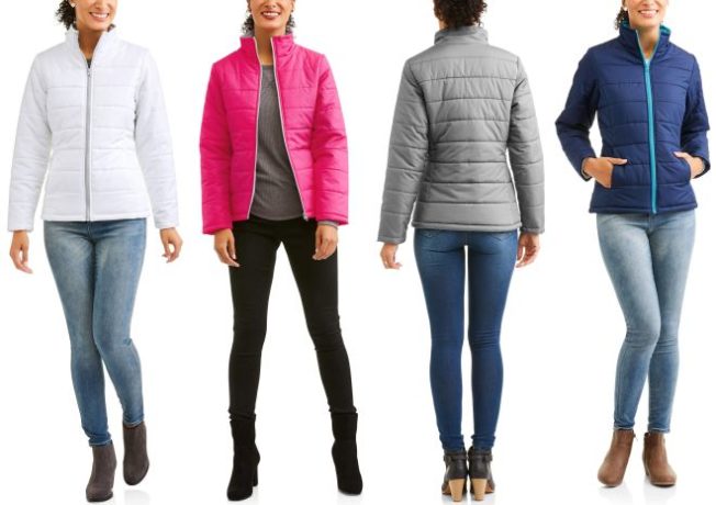 $6.50 (Reg $10) Faded Glory Women's Puffer Jacket + FREE Pickup