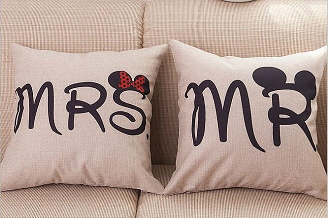 $18.99 (Reg $40) Characters Linen Pillow Case Cover Collection 2-Piece Set