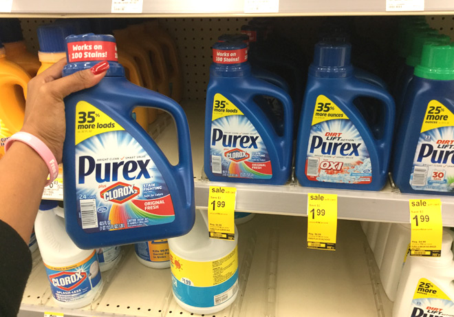 $1.49 (Reg $5) Purex Liquid Laundry Detergent at Walgreens