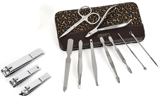 $5.38 (Reg $26) Cater Manicure & Pedicure 12-Piece Kit (#1 Best Seller!)