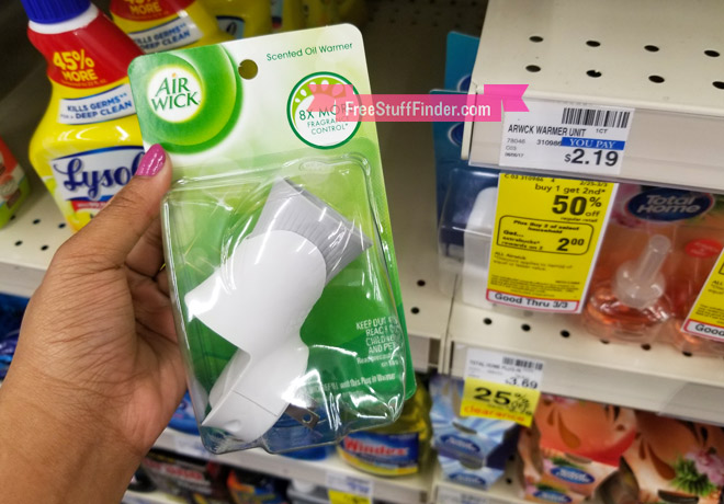 *HOT* $0.64 (Reg $2.19) Air Wick Scented Air Freshener at CVS