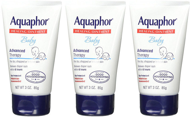 $12.72 (Reg $18.06) Aquaphor Baby Advanced Healing Ointment 3-Pack