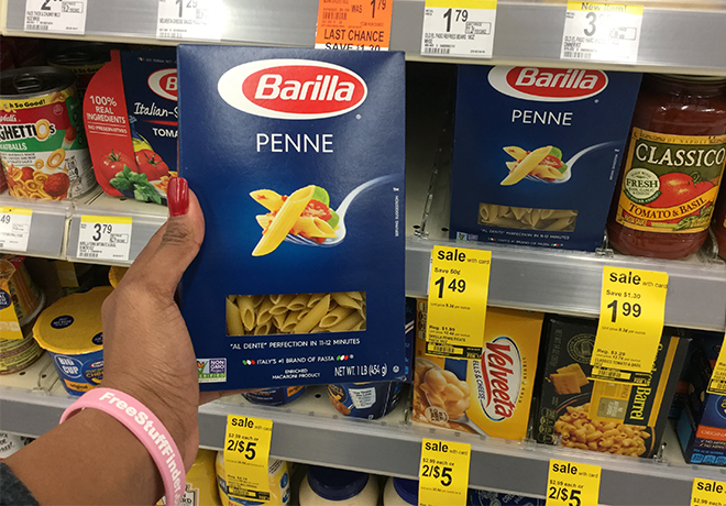 $1.24 (Reg $2) Barilla Pasta at Walgreens