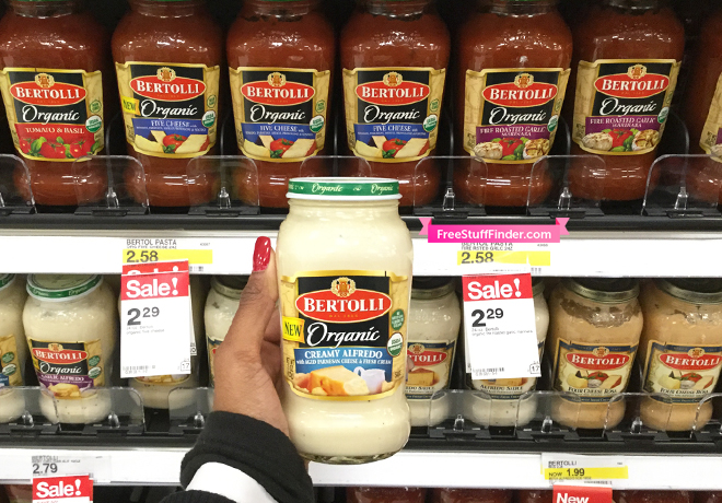 $1.29 (Reg $3) Bertolli Pasta Sauce at Target