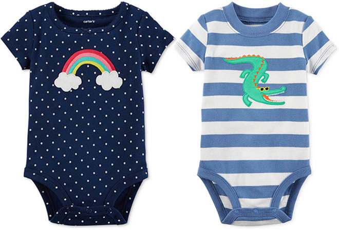 $3.99 (Reg $12) Carter's Bodysuits