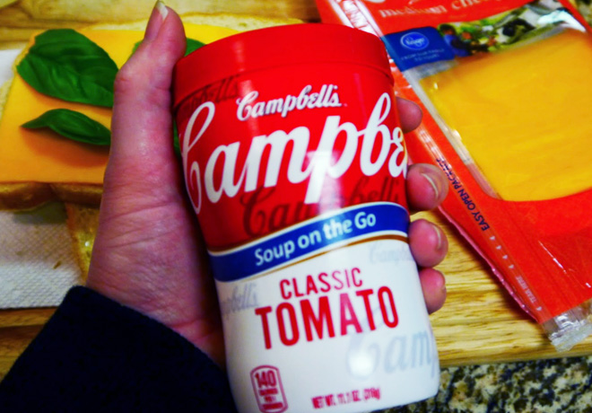$1.05 per Campbell's On the Go Tomato Soup + FREE Shipping