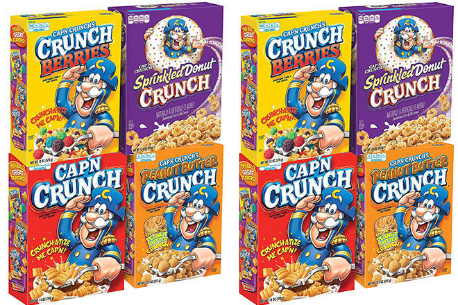 *HOT* $6.72 Cap’N Crunch Cereal 4-Count Variety Pack + FREE Shipping (Best Price!)