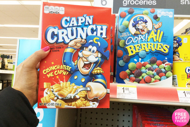 $0.50 Cap'n Crunch Cereal at Walgreens (Print Now!)