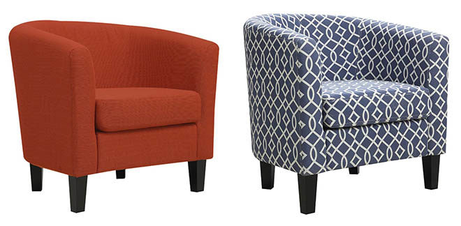 *HOT* $76.99 (Reg $250) Riley Barrel Arm Accent Chair + FREE Shipping