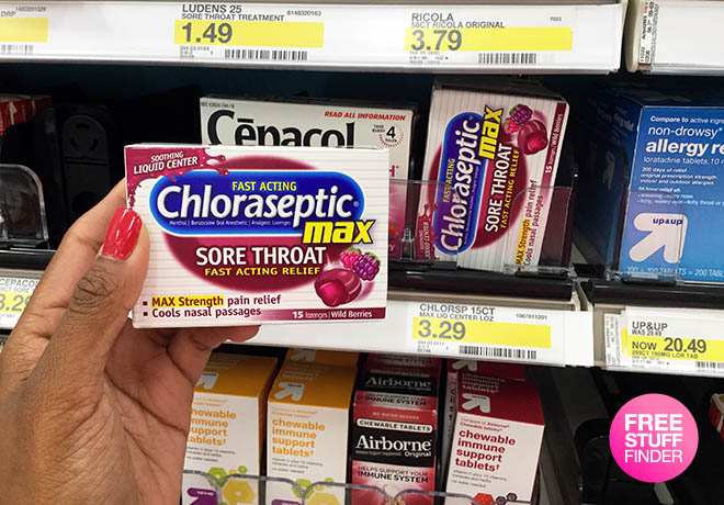 $0.97 (Reg $3.29) Chloraseptic Max Sore Throat Lozenges at Target