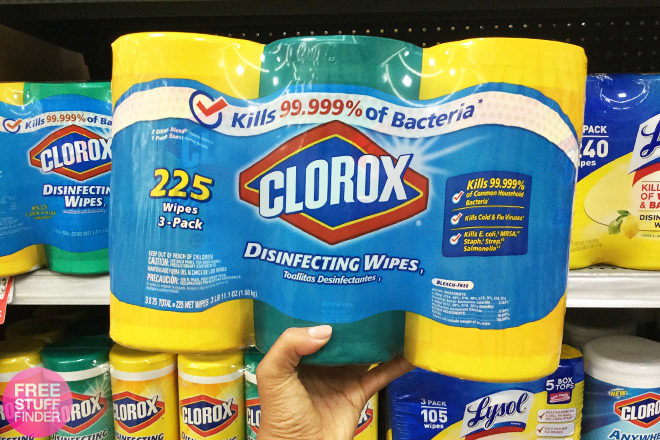 HURRY! $0.64 (Reg $11) Clorox Wipes Value Pack + FREE Store Pickup