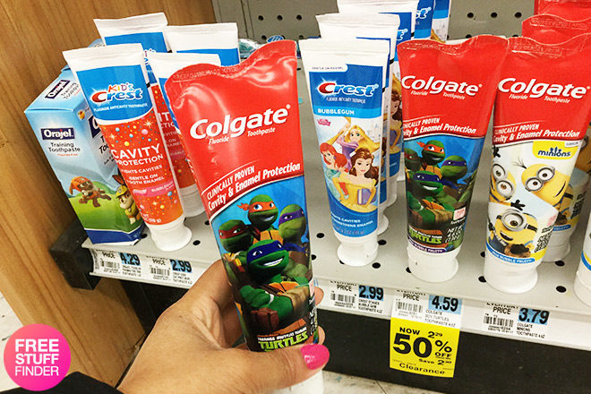 Clearance Find: $1.79 (Reg $4.59) Colgate Kids Toothpaste at Rite Aid