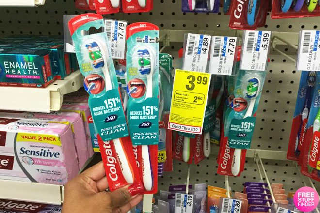 *HOT* $0.99 (Reg $4.89) Colgate 360 Manual Toothbrush at CVS