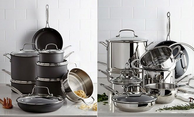 *HOT* $134.99 (Reg $575) Cuisinart Cookware Sets + FREE Shipping