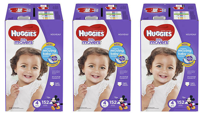 $23.35 Huggies Little Movers Size 4 Diapers (152 Count)
