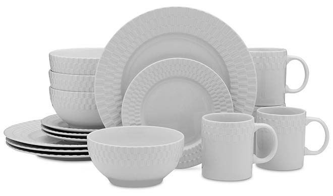 $29.99 (Reg $100) Pfaltzgraff Laurel 16-Piece Dinnerware Set