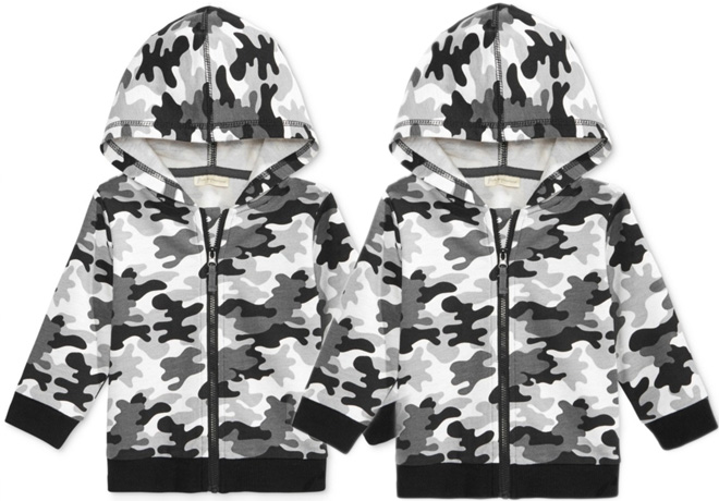 $4.56 (Reg $20) First Impressions Baby Boys' Camo-Print Hoodie + FREE Pickup