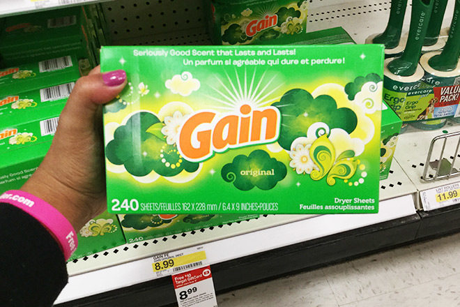 *HOT* $3.66 (Reg $9) Gain Dryer Sheets at Target (Only $0.015 per Sheet!)