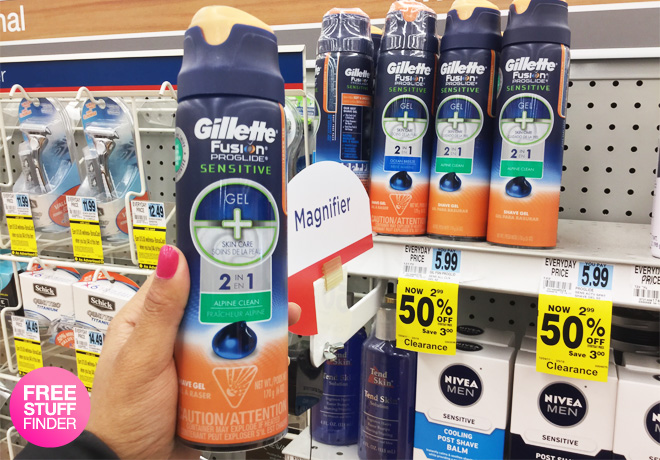 Clearance Find: $1.99 (Reg $6) Gillette ProGlide Shave Gel at Rite Aid