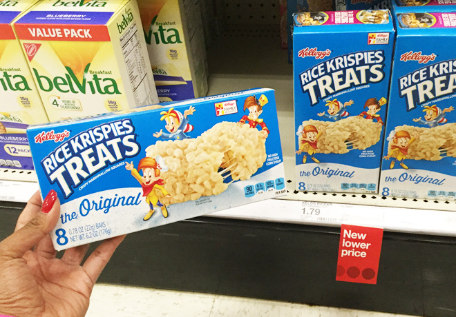 *HOT* $0.42 Kellogg's Rice Krispies Treats 8-Count at Target (Reg $1.79) - Still Working!