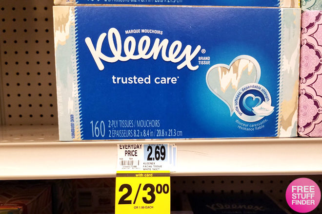 $0.41 (Reg $1.87) Kleenex Tissues at CVS