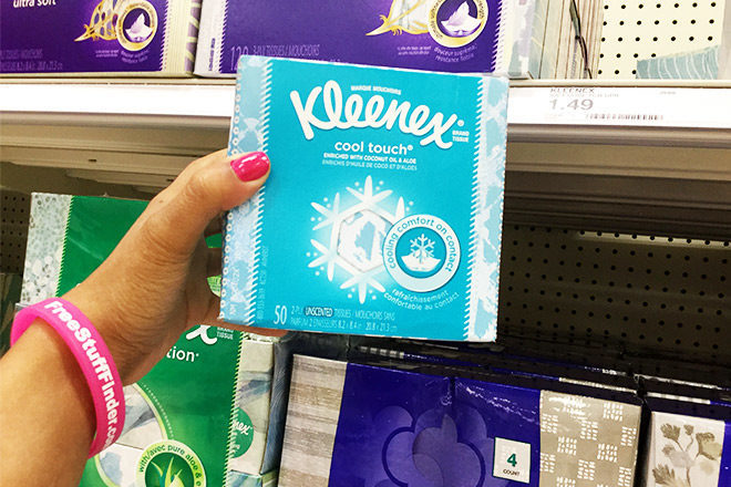 $0.74 (Reg $1.49) Kleenex Cool Touch Facial Tissue at Target