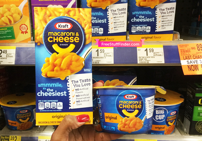 $0.89 (Reg $1.59) Kraft Macaroni & Cheese at Walgreens