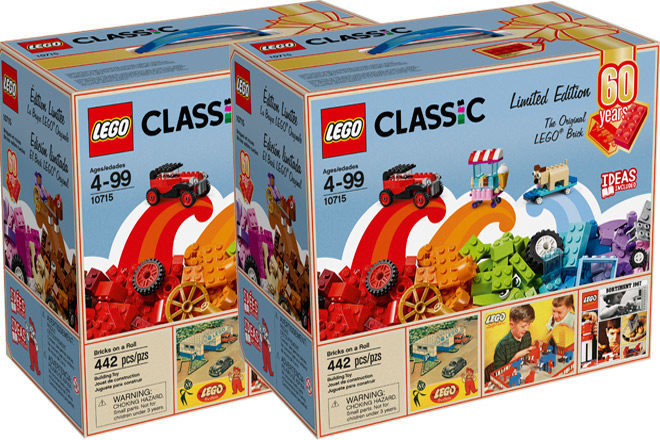 $29.97 LEGO 60th Anniversary Limited Edition Classic Brick Set + FREE Pickup