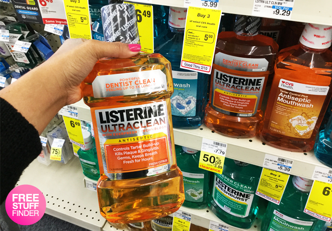 Clearance Find: $2.89 (Reg $8) Listerine Ultraclean Mouthwash at CVS